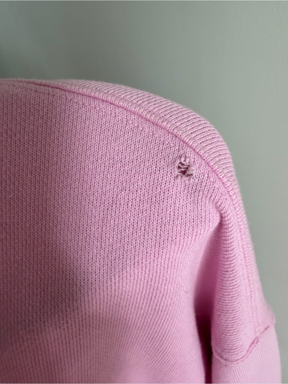 PINK Victoria's Secret Light Pink Hoodie with '86' Patch - Picture 6 of 6